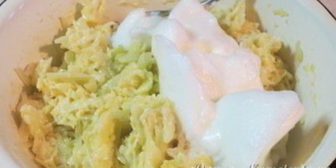 Рецепт капустных оладий