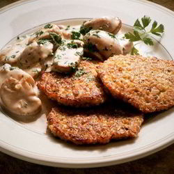 Рецепт Картофельных оладий с тыквой баттернат