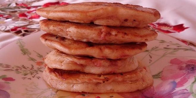 Рецепт клубничных оладий