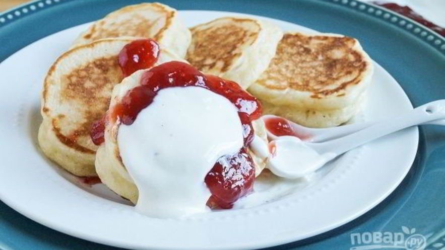 Рецепт оладий дрожжевых на кефире