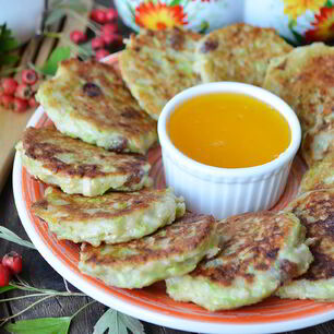 Рецепт Оладий из кабачков и яблок