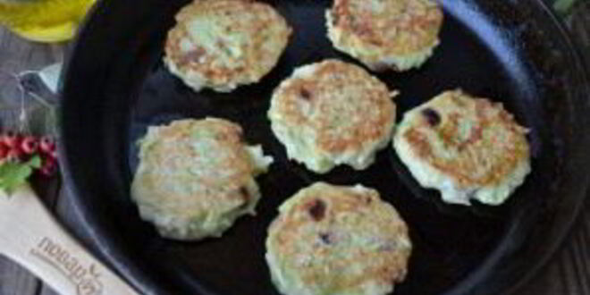 Рецепт оладий из кабачков и яблок