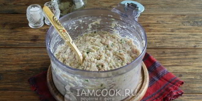 Рецепт оладий из кабачков с фаршем