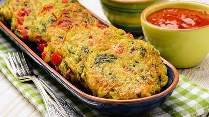 Рецепт Оладий из кабачков с манкой