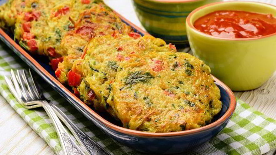 Рецепт оладий из кабачков с манкой