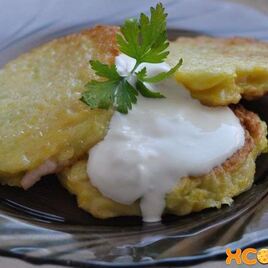 Рецепт Оладий из кабачков с сыром