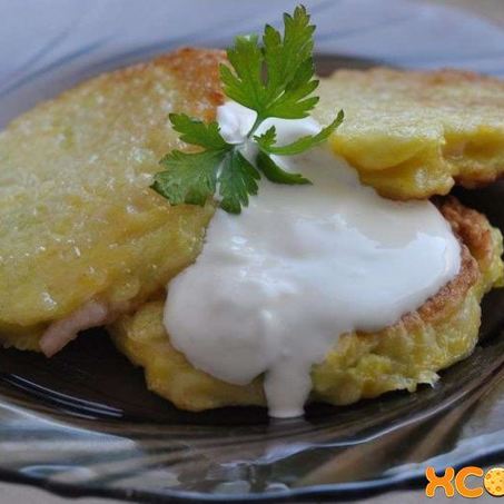 Рецепт Оладий из кабачков с сыром