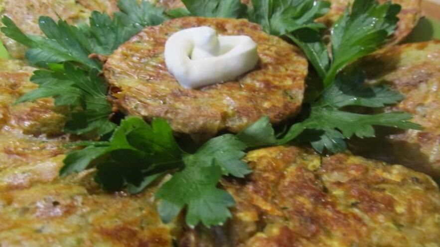 Рецепт оладий из кабачков в духовке