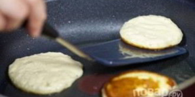 Рецепт оладий из молока