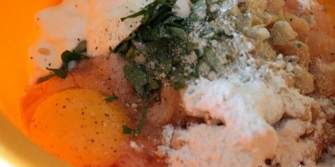 Рецепт оладий из рубленой курицы