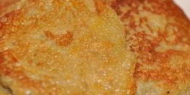 Рецепт оладий из топинамбура