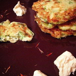 Рецепт Оладий из цукини, сельдерея и сыра