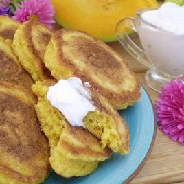 Рецепт Оладий из тыквы с манкой