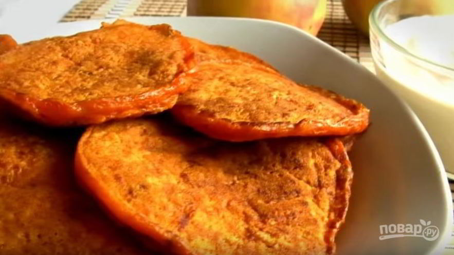 Рецепт оладий из тыквы