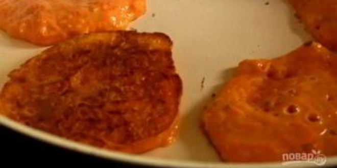 Рецепт оладий из тыквы