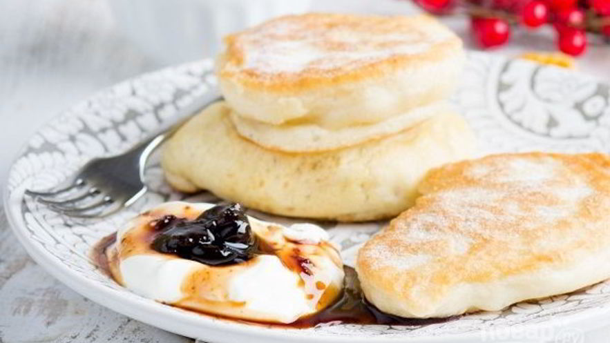 Рецепт оладий на дрожжах на молоке