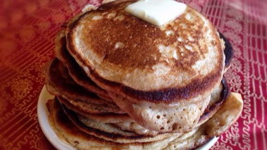 Рецепт оладий на кефире без дрожжей