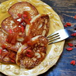 Рецепт Оладий на кефире без яиц