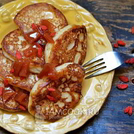 Рецепт Оладий на кефире без яиц