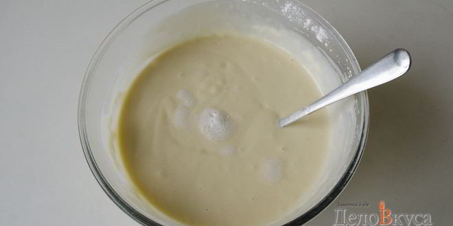 Рецепт оладий на кефире