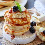 Рецепт Оладий на воде с яйцами