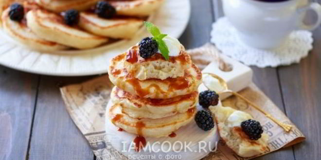 Рецепт оладий на воде с яйцами