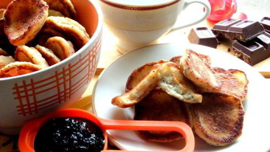 Рецепт оладий овсяно-кашные с маком