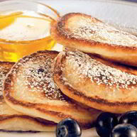 Рецепт Оладий с черникой и кофе американо