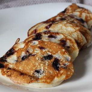 Рецепт Оладий с черникой