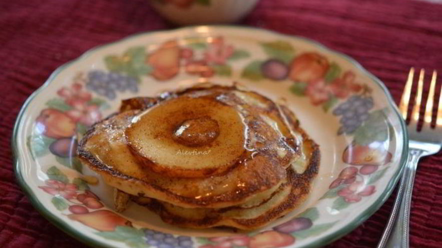 Рецепт оладий с грушей