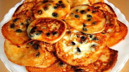 Рецепт Оладий с сухофруктами