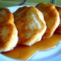 Оладьи с яблоком