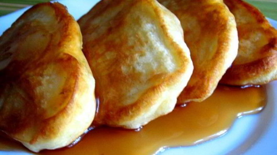 Рецепт оладий с яблоком