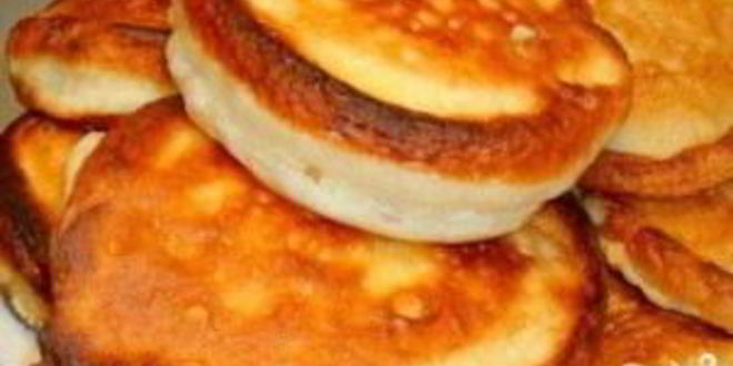 Рецепт оладий с яблоком