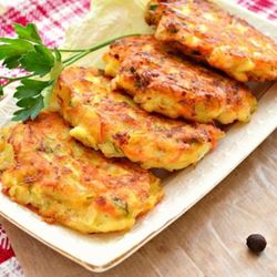 Рецепт Овощных оладий с пекинской капустой