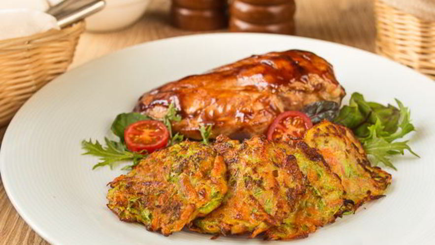 Рецепт овощных оладий