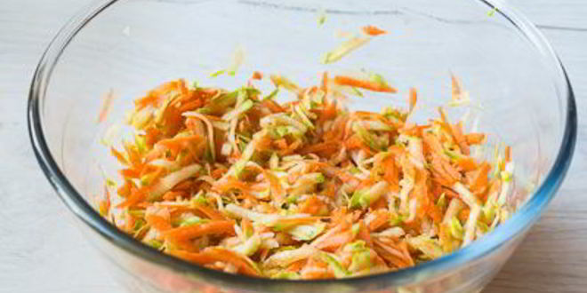 Рецепт овощных оладий