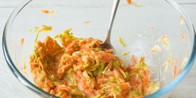 Рецепт овощных оладий