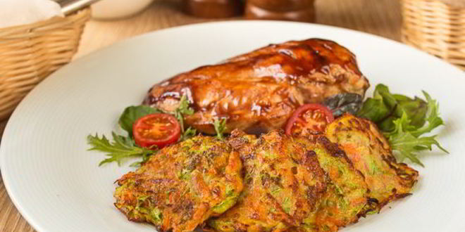 Рецепт овощных оладий