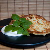 Куриные оладьи