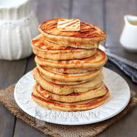 Рецепт Пышных оладий на молоке без дрожжей