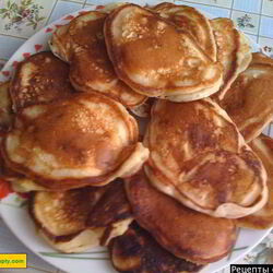 Рецепт Пышных сладких оладий с яблоками