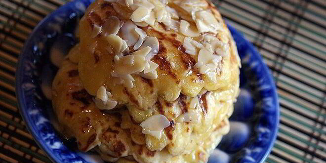 Рецепт тыквенных оладий с медовыми орехами