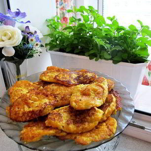 Рецепт Тыквенных оладий с пшенкой