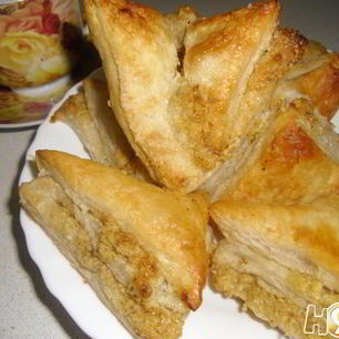 Рецепт Ореховых слоек