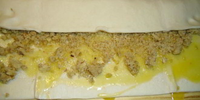 Рецепт ореховых слоек