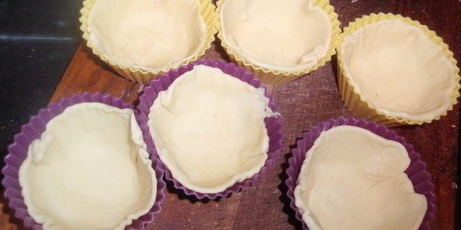 Рецепт открытых слоек с подосиновиками