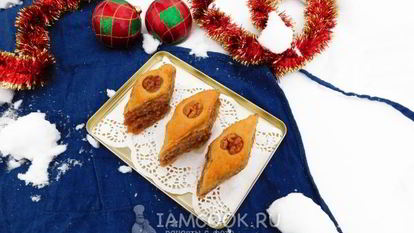 Рецепт Пахлавы бакинской