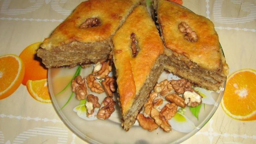 Рецепт пахлавы слоеной