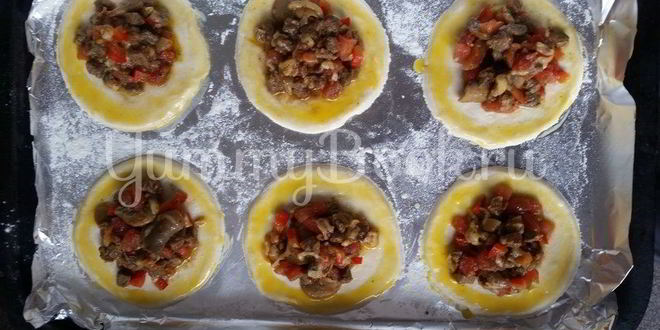 Рецепт панамы-мамы, слойки из слоеного теста